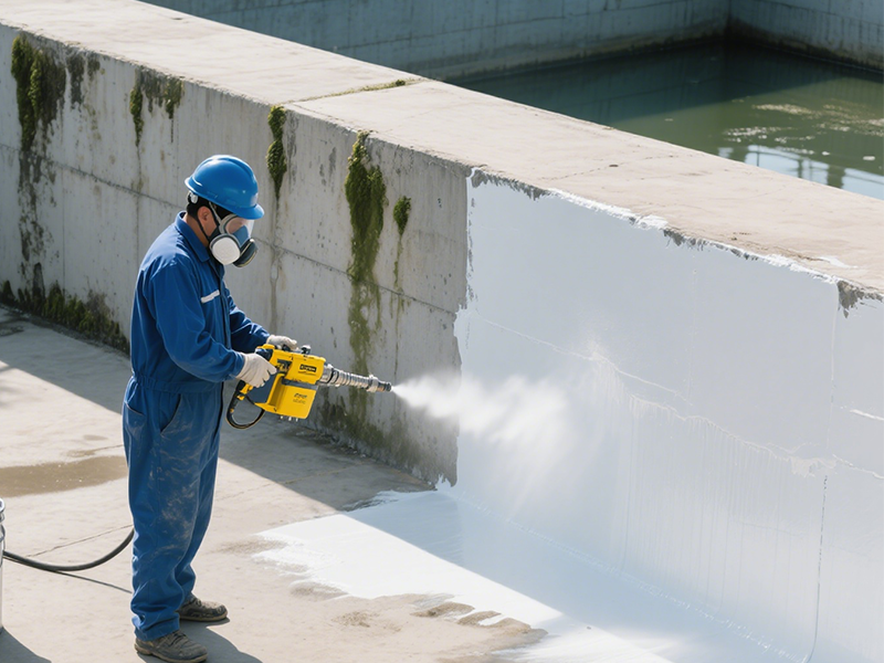 污水池廢水池防腐噴涂聚脲專用聚脲噴涂機(jī)